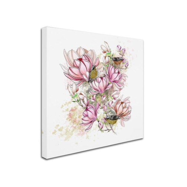 The Tangled Peacock 'Glorious Magnolia Days' Canvas Art,14x14